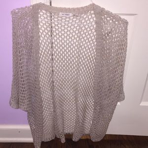 Beige Short Sleeve Shawl